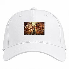 Baseball cap with Print Dead By Daylight Apocalypse - white