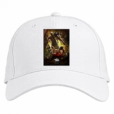 Baseball cap with Print Dead By Daylight Escape From The Zombies - white