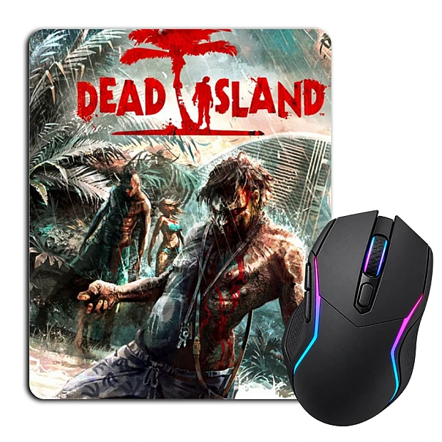 Mouse pad with print Dead Island Zombie City
