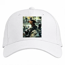 Baseball cap with Print Dead Island Attack On The Zombies - white