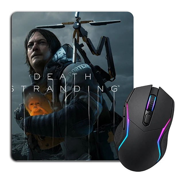 Mouse pad with print Death Stranding Protagonist