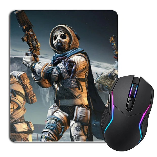 Mouse pad with print Destiny Three Warriors