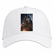 Baseball cap with Print Destiny Robot - white