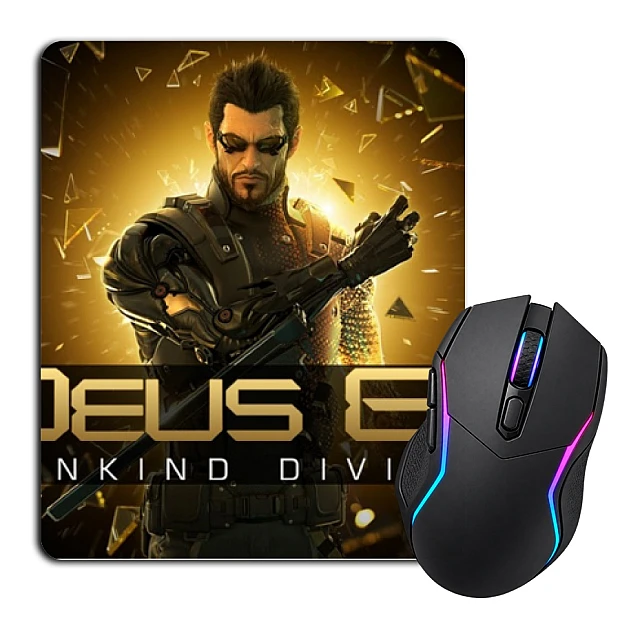 Mouse pad with print Deus Ex Mankind Divided