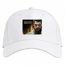 Baseball cap with Print Deus Ex Collection - white