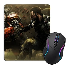 Mouse pad with print Deus Ex Fight With The Boss