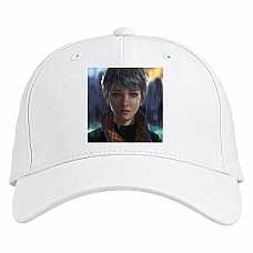 Baseball cap with Print Detroit Become Human Heroine Of The Game - white