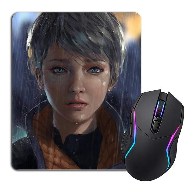 Mouse pad with print Detroit Become Human Heroine Of The Game