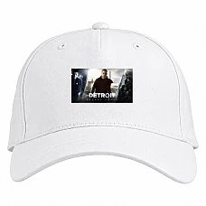 Baseball cap with Print Detroit Become Human Three Playable Characters In The Intro - white