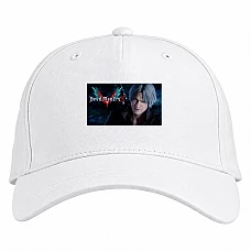 Baseball cap with Print Devil May Cry 5 - white