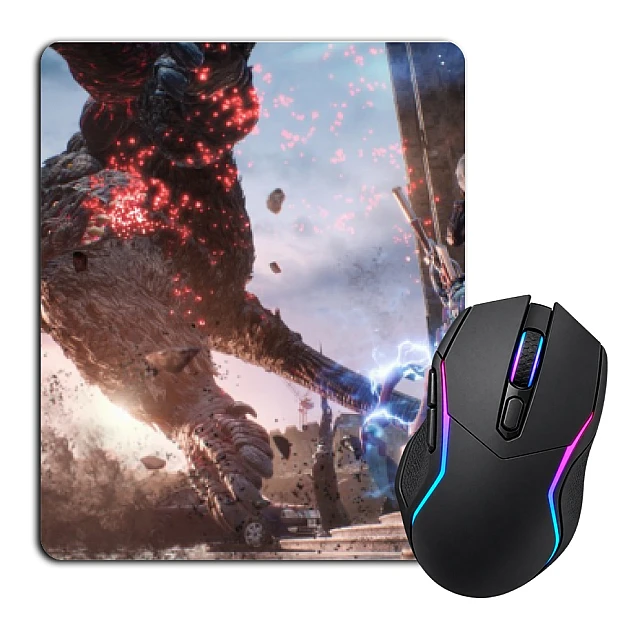 Mouse pad with print Devil May Cry Battle With The Boss