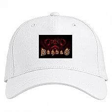 Baseball cap with Print Diablo 1 - white