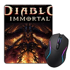 Mouse pad with print Diablo Immortal