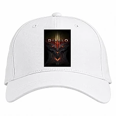 Baseball cap with Print Diablo 3 - white