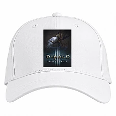 Baseball cap with Print Diablo 3 Reaper Of Souls - white