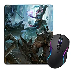 Mouse pad with print Diablo Seven Playable Characters