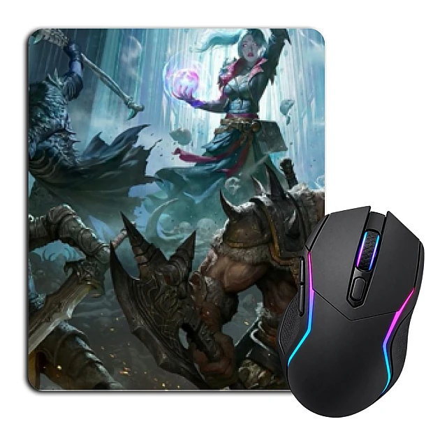 Mouse pad with print Diablo Seven Playable Characters