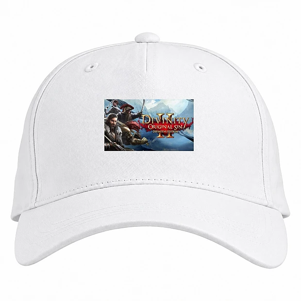 Baseball cap with Print Divinity Original Sin Ii Definitive Edition - white