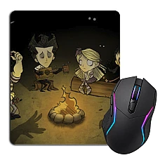 Mouse pad with print Dont Starve Campfire