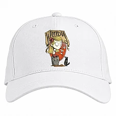 Baseball cap with Print Wendy - white