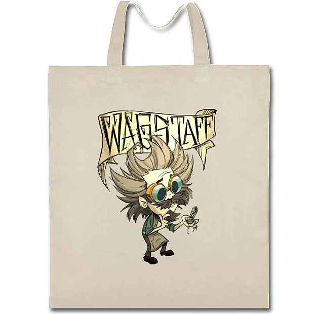 Eco bag with print Wagstaff - beige