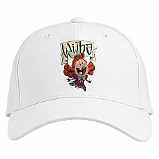 Baseball cap with Print Wilba - white