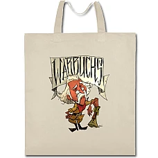 Eco bag with print Warbucks - beige
