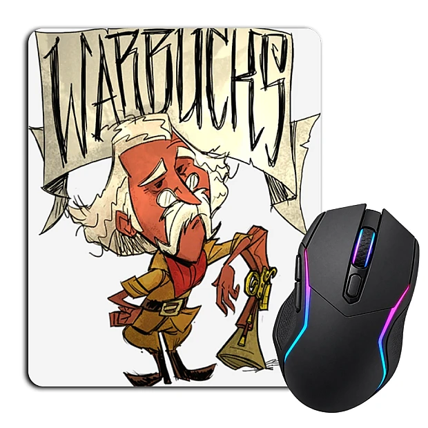 Mouse pad with print Warbucks