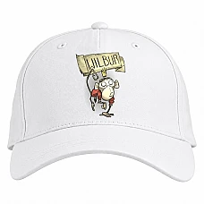 Baseball cap with Print Wilbur - white