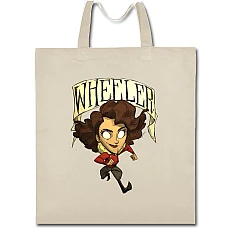 Eco bag with print Wheeler - beige