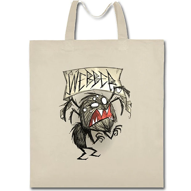 Eco bag with print Webber - beige