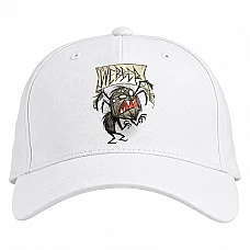 Baseball cap with Print Webber - white