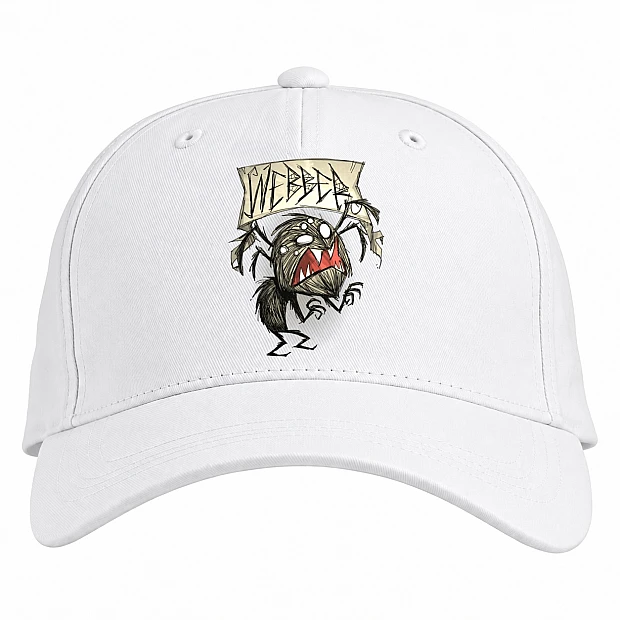 Baseball cap with Print Webber - white