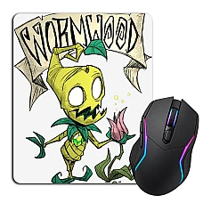 Mouse pad with print Wormwood