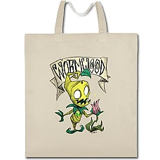 Eco bag with print Wormwood - beige