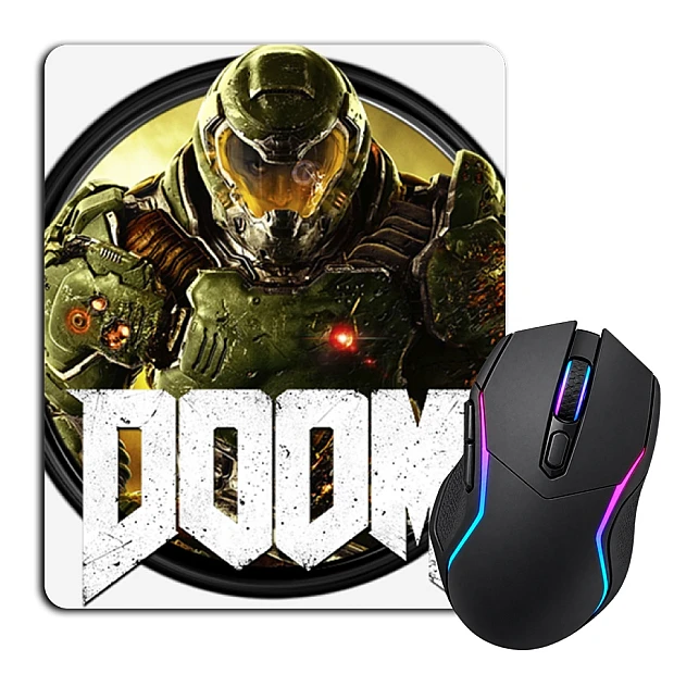 Mouse pad with print Doom