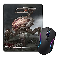 Mouse pad with print Doom Robot Scorpion