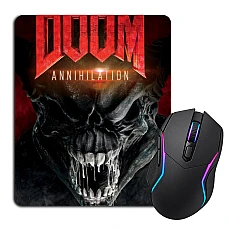 Mouse pad with print Doom Annihilation