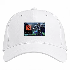 Baseball cap with Print Dota 2 Archer - white
