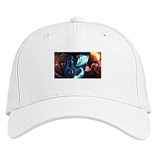 Baseball cap with Print Dota 2 Four Elements 2 - white