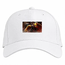 Baseball cap with Print Dota 2 Goblin - white