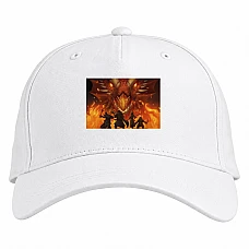 Baseball cap with Print Dungeons & Dragons Cover - white