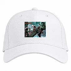 Baseball cap with Print Dungeons & Dragons Battle 2 - white