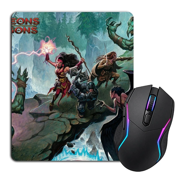 Mouse pad with print Dungeons & Dragons Battle 2