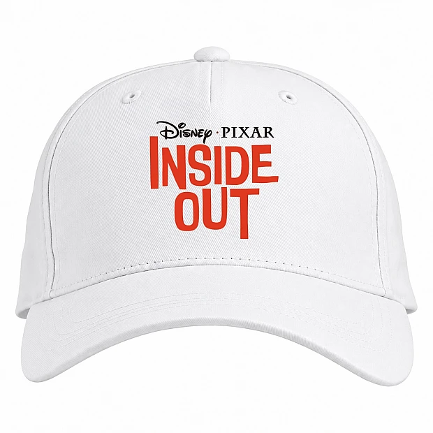 Baseball cap with Print Inside Out Logo - white