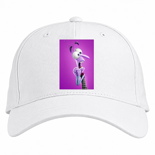 Baseball cap with Print Inside Out Funk - white