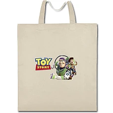 Eco bag with print Toy Story Main Theme - beige