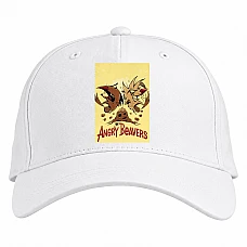 Baseball cap with Print Angry Beavers Theme - white
