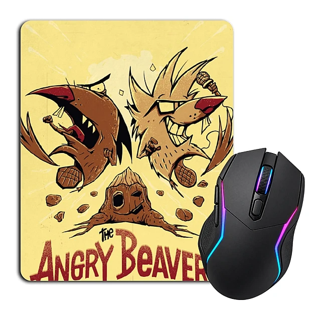 Mouse pad with print Angry Beavers Theme