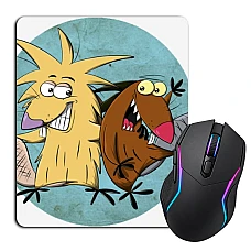 Mouse pad with print Angry Beavers Funny Heroes